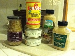 Salmon Sandwich Ingredients