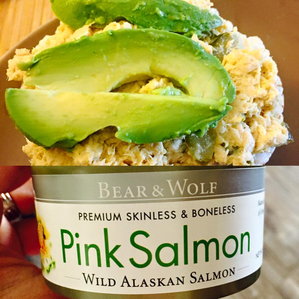 salmon lunch